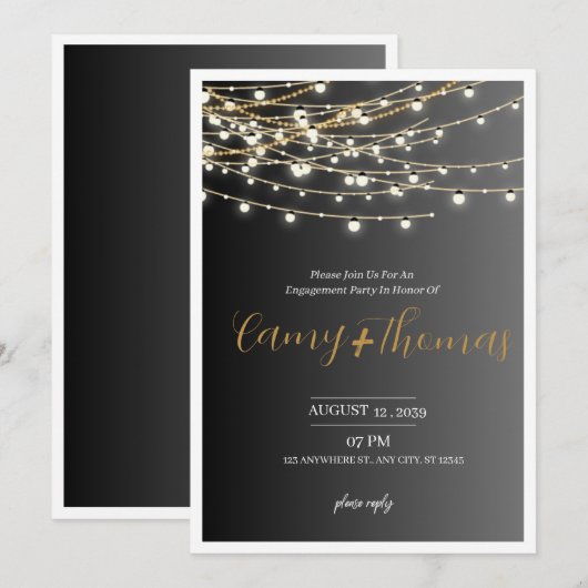 Weding Kaart (Voorkant / Achterkant)