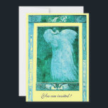 WEDING LOVE PEACOCK MONOGRAM, blauw wit geel Kaart<br><div class="desc">Het elegante en klastige Art Nouveau-ontwerp,  de digitale grafische uitwerking door Bulgan Lumini. Gemakkelijk om met uw eigen tekst aan te passen als een aankondigingskaart / plaatskaart / save-the-date kaarten / dankjewel kaarten / ,  vrijgezellenfeesten,  verjaardagen,  feestdagen,  verlovingen douches,  of slechts over om het even welke gebeurtenis u wenst!</div>