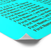 WEDING LOVE PEACOCKS Red Swirl Blue Seing Chart Poster (Hoek)