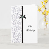 WEDING NOTE-KAARTEN KAART (Gele Bloem)