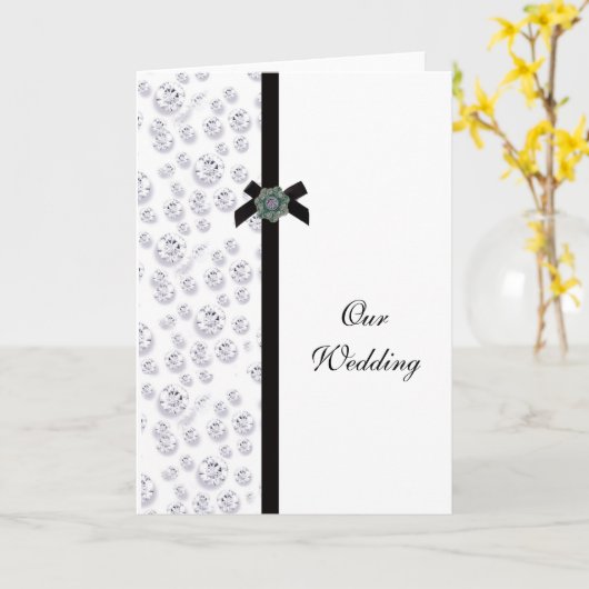 WEDING NOTE-KAARTEN KAART (Gele Bloem)