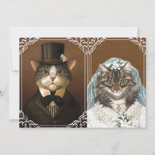 WEDING-uitnodiging Kaart (Voorkant)