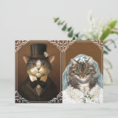 WEDING-uitnodiging Kaart (Staand voorkant)