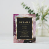 WEDINGGEGEVENS | Metaalbedden Informatiekaartje (Staand voorkant)