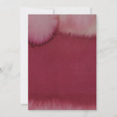 WEDINGINVITATIE | Elegant Floral Rustic Boho Kaart (Achterkant)