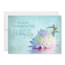 WEDINGINVITATIE - Elegant pony en Reflection