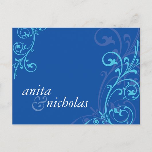 WEDINGINVITATIE : geweldig 6 Uitnodiging Briefkaart (Voorkant)