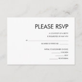 WEDINGINVITATIE RSVP-KAART INFORMATIEKAARTJE (Voorkant)