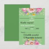 WEDINGSGORDELS RSVP KAARTJE (Voorkant / Achterkant)