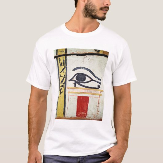 Wedjat Eye, detail van de sarcofaag van t T-shirt (Voorkant)