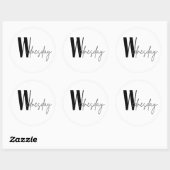 Wednesday  ronde sticker (Vel)