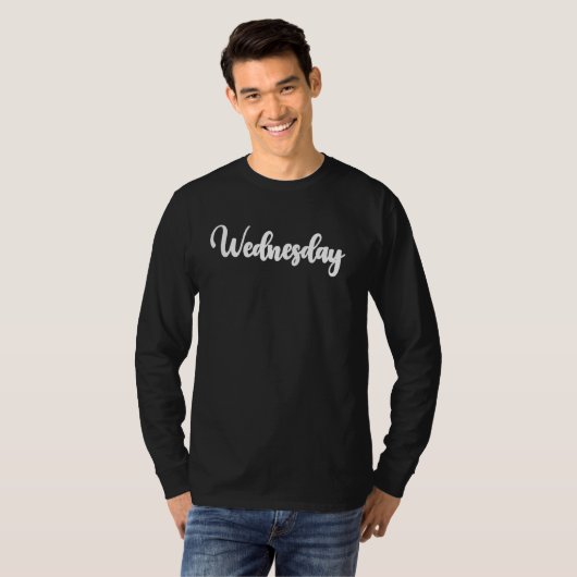 Wednesday We Wear Pink Wednesday T-shirt (Voorkant volledig)