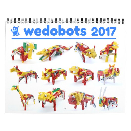 Wedobots 2017 Agenda Kalender (Hoes)