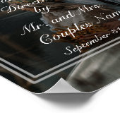 Wedparen aangepast persoonlijk Poster (Hoek)