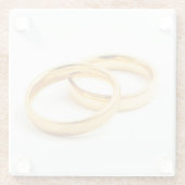 Wedringen Glazen Onderzetter (Achterkant)