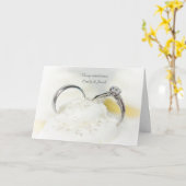 Wedringen in vorst kaart (Gele Bloem)