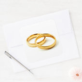 Wedringen Vierkante Sticker (Envelop)