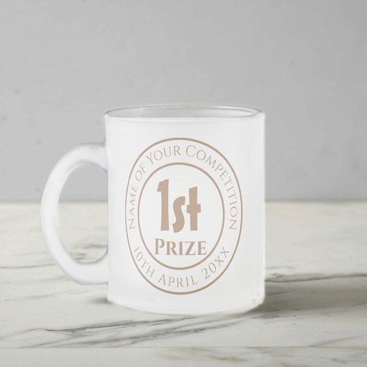 Wedstrijd 1e prijs Trofee Award Koffie Mok