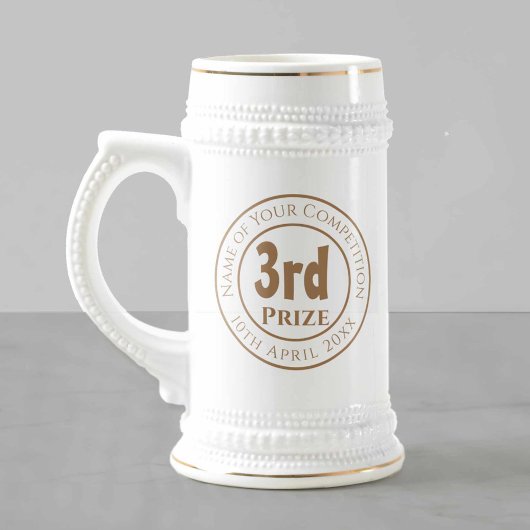 wedstrijd 3e prijs Trophy Uitreiking Beer Stein Bierpul