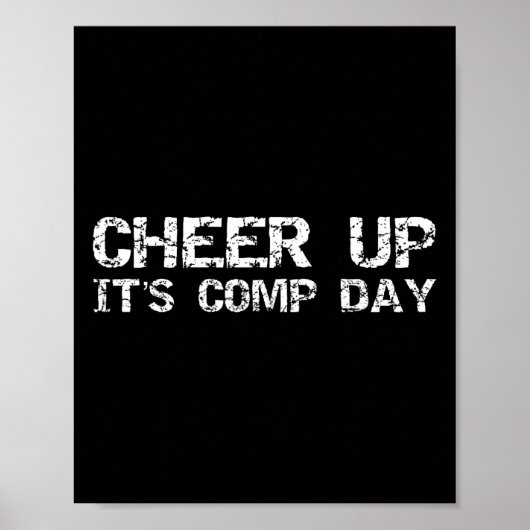 Wedstrijd Cheerleading Competitie Cheer Up It's Co Poster (Voorkant)