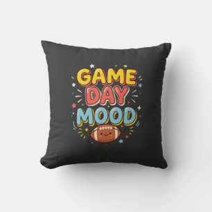 Wedstrijd Dag Stemming Grappige Voetbal Fan Kussen