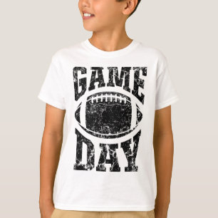 Wedstrijd Dag Voetbal Seizoen Grappige Mannen Vrou T-shirt