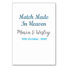 Wedstrijd gemaakt in de hemel blauw zwart paar naa kaart