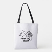 Wedstrijd Klaar Tote Bag (Achterkant)