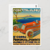  wedstrijd Napels 1934 Briefkaart (Voorkant / Achterkant)