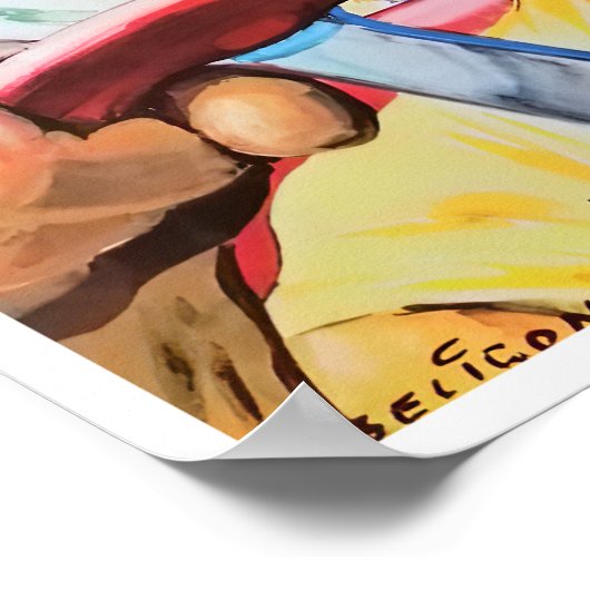 wedstrijd Reims 1962 Poster (Hoek)