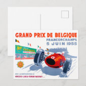  wedstrijd Spa 1955 Briefkaart (Voorkant / Achterkant)