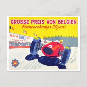 wedstrijd Spa 1956 Briefkaart