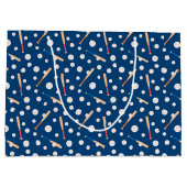 wedstrijd voor het coole honkbalspel groot cadeauzakje (Achterkant)