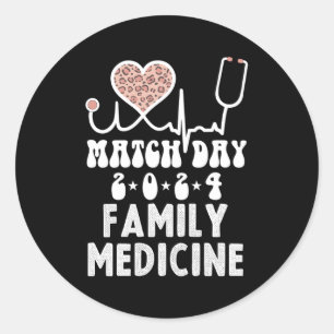 Wedstrijddag 2024 Future Doctor Residency Familie Ronde Sticker