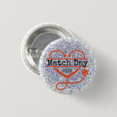 Wedstrijddag 2025 Glitter Stethoscoop Ronde Button 3,2 Cm (Voorkant /achterkant)
