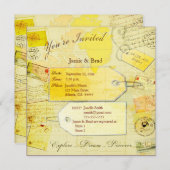 Wedstrijden met thema-uitnodiging kaart (Voorkant / Achterkant)