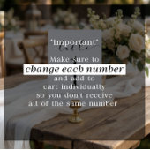 Wedstrijkgetallen 5x7 modern Zwematisch script Kaart