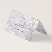 Wedstrijktafel Escort Lace Sunflower Wood Kaart (Achterkant)