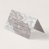 Wedstrijktafel Escort Lace Sunflower Wood Kaart (Achterkant)