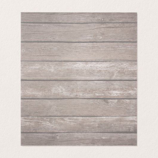 Wedstrijktafel-nummer Escort Hydrangea Rustic Wood Kaart (Binnenkant ongevouwen)