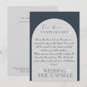 Wedtijd Capsule Blue/Grey Kaart & envelop (Voorkant / Achterkant)