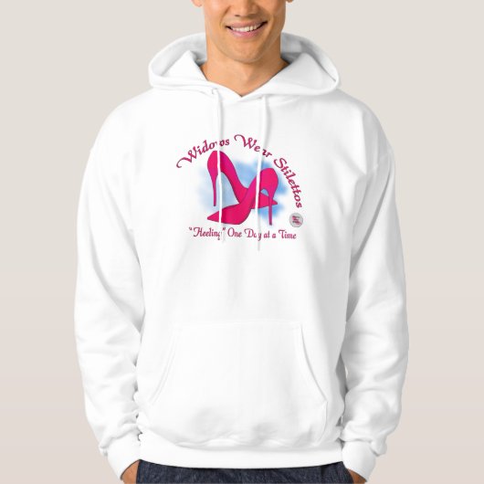 weduwe Draag voorafdrukken Stilettos Hoodie (Voorkant)
