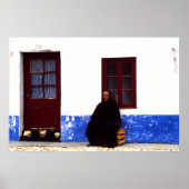 weduwe, Nazarre, Portugal Poster (Voorkant)