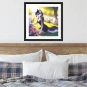 Weduwe Wolf Canvas Afdruk (Insitu (Slaapkamer))