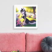 Weduwe Wolf Canvas Afdruk (Insitu (Woonkamer))
