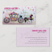 Weduwen en -bloemen visitekaartje (Voorkant / Achterkant)