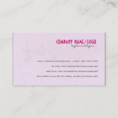 Weduwen en -bloemen visitekaartje (Achterkant)