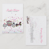 Weduwen en -bloemen visitekaartje (Voorkant / Achterkant)