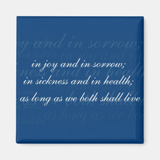 Weduwen in de ziekte en in de blauwe kleur magneet