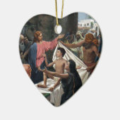 weduwen keramisch ornament (Links)